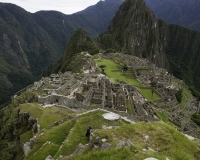 Panorama del Santuario Inca di Machu Picchu Foto n. AOK3893
