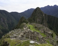 Panorama del Santuario Inca di Machu Picchu Foto n. AOK3894