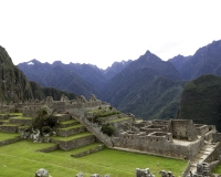 Panorama del Santuario Inca di Machu Picchu Foto n. AOK3936