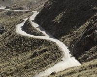 Una singolare curva stradale dopo Huancavelica Foto n. AOK3234