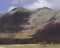 Paesaggio sulla strada per il passo Chonta Foto n. AOK3268