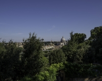 Cupola di S. Pietro dal Gianicolo Roma Foto N. IMG0716