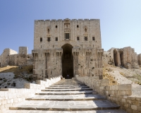 Ingresso della Cittadella antica di Aleppo Foto n. 2075