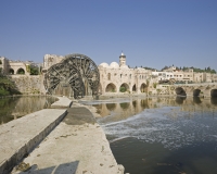 Le norie del V secolo,  ruote d’acqua, a Hama Foto n. 1881