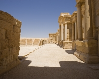 Il Teatro  Romano nel sito archeologico di Palmyra Foto n. 2725