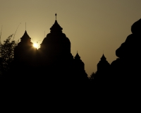 Tramonto tra le Pagode e Templi di Mrauk-U Foto n. AOK9352