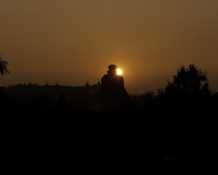 Tramonto tra le Pagode e Templi di Mrauk-U Foto n. AOK9362