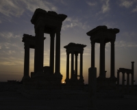 Tetrapilo a Palmira Siria Foto n. AOK2826
