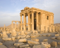 Tempio di Baalshamin nel sito archeologico di Palmyra, Siria Foto n. AOK2850