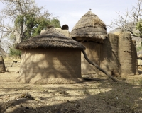 Altopiano del Tongo. Etnia Talensi: Abitazione fortificata, Togo Foto n. AOK5371
