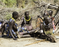 Villaggio Moluleo etnia Toposa - Kapoeta- Sud Sudan Foto POA1007