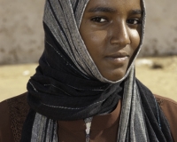 Persone lungo il Nilo nel Nord Sudan Foto n. 0105