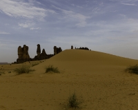Pinnacoli rocciosi in direzione Oued Archei Foto n. POA0684
