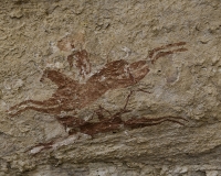 Cavalli volanti pitture rupestri nel Sito di Terkei Foto n. POA0720