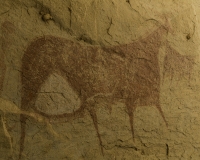 Grand Vache pitture rupestri nel Sito di Terkei Foto n. POA0731