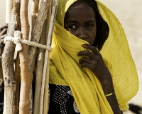 Ragazza del Tchad vicino Kalait Foto n. POA1440