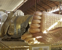 Yangon Buddha sdraiato nella Paya Chaukhtatkyi Foto n. AOK6782
