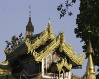 Templi intorno alla Shwedagon Paya (Pagoda) Foto n. AOK6803