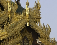 Templi intorno alla Shwedagon Paya (Pagoda) Foto n. AOK6807