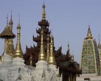 Templi intorno alla Shwedagon Paya (Pagoda) Foto n. AOK6823