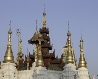 Templi intorno alla Shwedagon Paya (Pagoda) Foto n. AOK6827