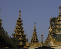 Templi intorno alla Shwedagon Paya (Pagoda) Foto n. AOK6842