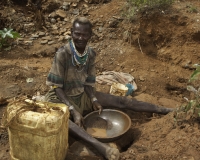 Cercatori d\'oro in Karamoja, Uganda Foto n. 1793