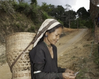 Donna del villaggio di Wan Sare vicino a Kengtung Foto n. AOK7757