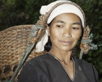 Donna del villaggio di Wan Sare vicino a Kengtung Foto n. AOK7758