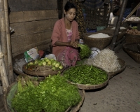 Mercato in Sittwe germogli di soia Foto n. AOK9220