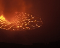 Vulcano Nyiragongo, Congo Foto n. AOK2983