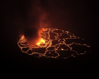 Vulcano Nyiragongo, Congo Foto n. AOK2987