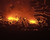 Vulcano Nyiragongo, Congo Foto n. AOK3001