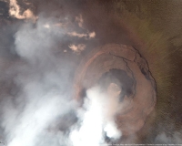 Google map  Vulcano Nyiragongo, Congo Foto A