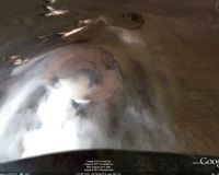Google map Il vulcano Nyiragongo Congo Foto C