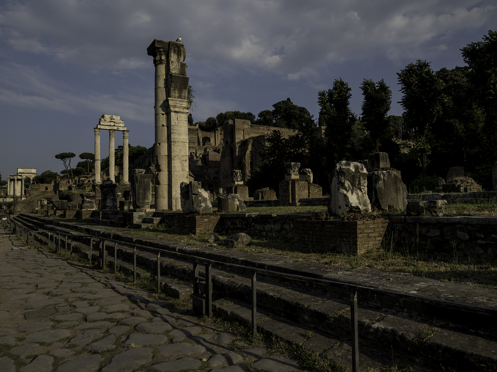 Resti della Basilica Giulia Nel Foro Romano Foto N. IMG0898