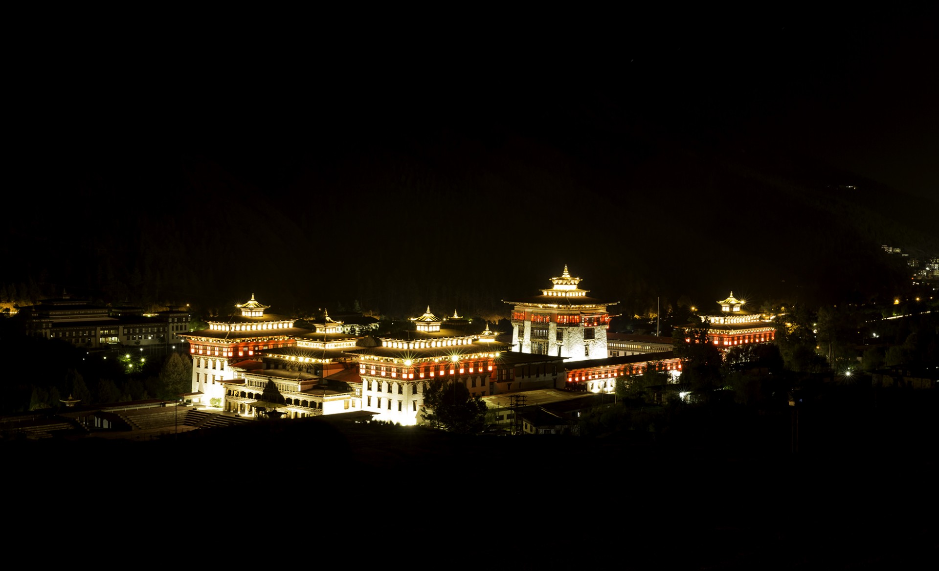 Trashi Chhoe Dzong a Thimphu Bhutan Foto N. POA6991